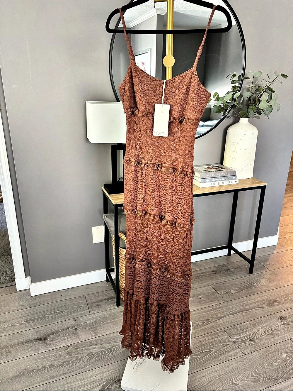 Vianovo Italy Lace Maxi Dress - Picture 5 of 6